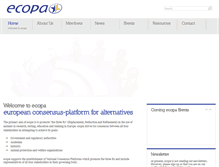 Tablet Screenshot of ecopa.eu
